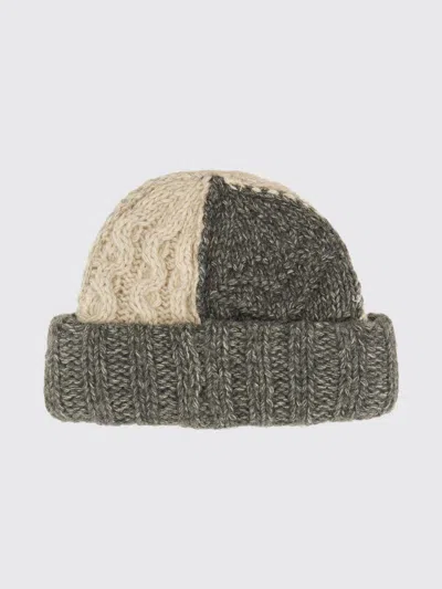 Ganni Women Cap With Logo In Green