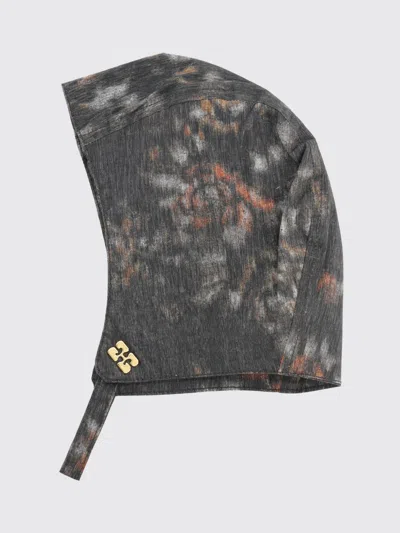 Ganni Trendy Tie-dye Hat For Everyday Wear In Gray