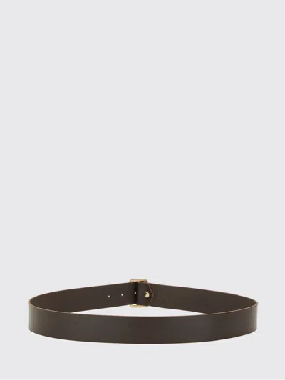 Alysi Leather Belt In Black