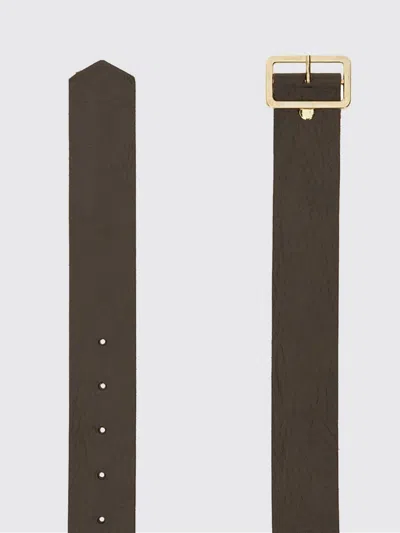 Alysi Leather Belt In Black