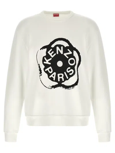 Kenzo Men Boke Flower 2.0 Cotton Sweatshirt In White
