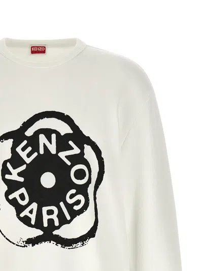 Kenzo Men Boke Flower 2.0 Cotton Sweatshirt In White