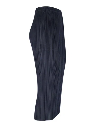 Issey Miyake Pleats Please  Skirts In Blue