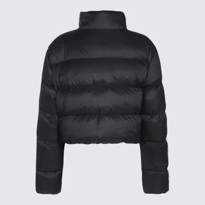 Amiri Down Jacket With High Neck And Pockets In Black