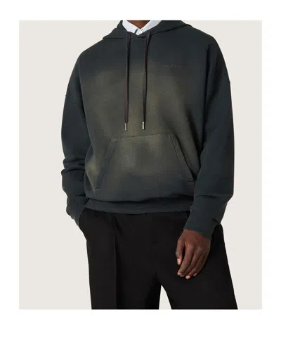Golden Goose Deluxe Brand Bleached Effect Drawstring Hoodie In Black