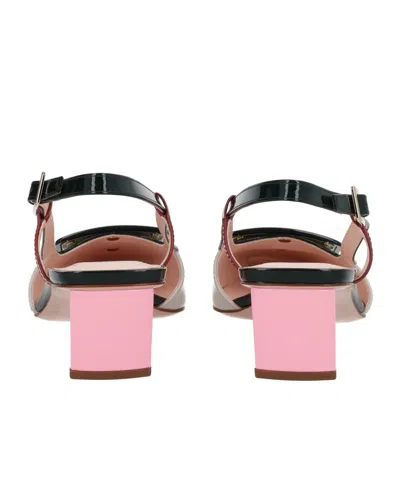 Roger Vivier Belle Vivier Multicolour Patent Leather Slingback In Multi
