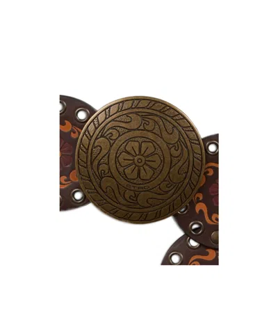 Etro Patterned Belt In Brown