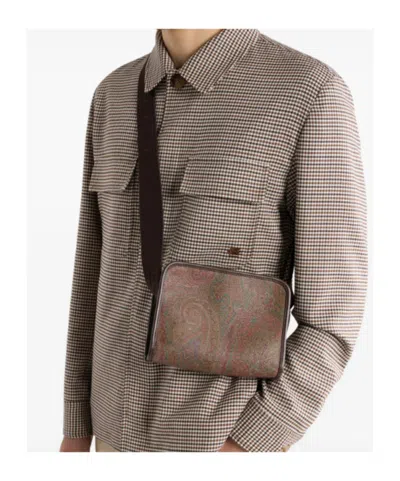 Etro Printed Satchel In Multi