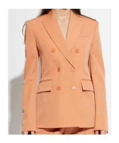 Stella Mccartney Long-sleeved Suit Jacket In Orange