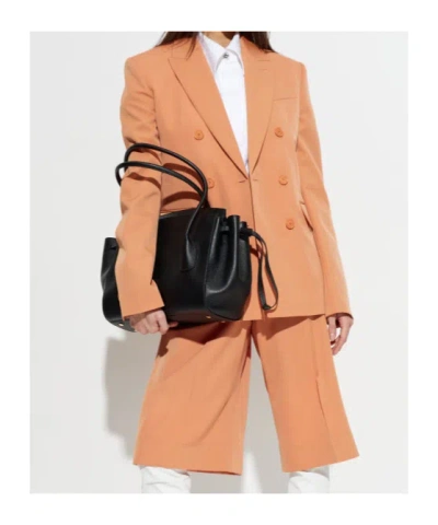 Stella Mccartney Long-sleeved Suit Jacket In Orange