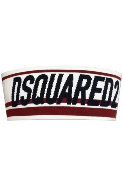Dsquared2 Striped Bandeau Top In Multi