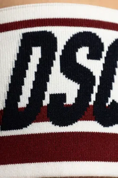 Dsquared2 Striped Bandeau Top In Multi