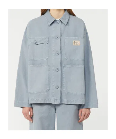 Weekend Max Mara Long-sleeved Work Jacket In Blue