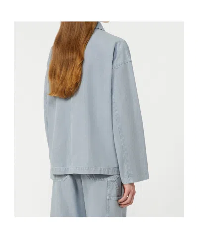 Weekend Max Mara Long-sleeved Work Jacket In Blue