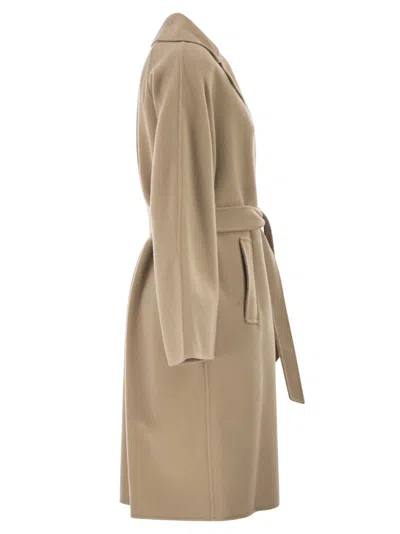 Weekend Max Mara Long-sleeved Coat In Brown