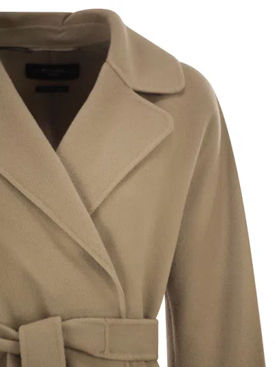 Weekend Max Mara Long-sleeved Coat In Brown