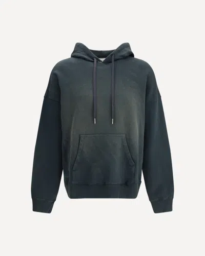 Golden Goose Deluxe Brand Bleached Effect Drawstring Hoodie In Green