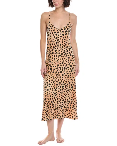 Room Service Maxi Chemise In Brown