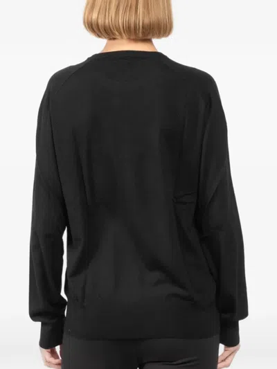 Patrick Assaraf Raglan Top In Black
