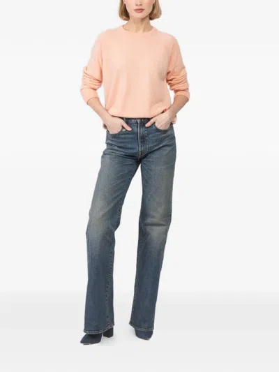 Begg X Co Tiree Round-neck Sweater In Pink