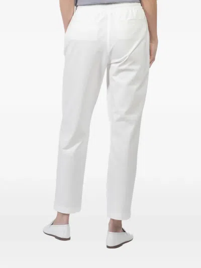 Eleventy Drawstring Trousers In White