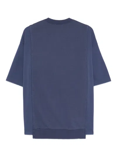 Undercover Lettering-print T-shirt In Blue