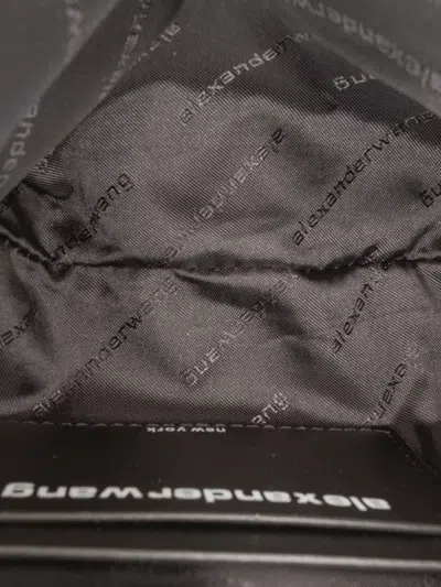 Pre-owned Alexander Wang 2010-2025 Medium Heiress Crystal Mesh Satchel In Black