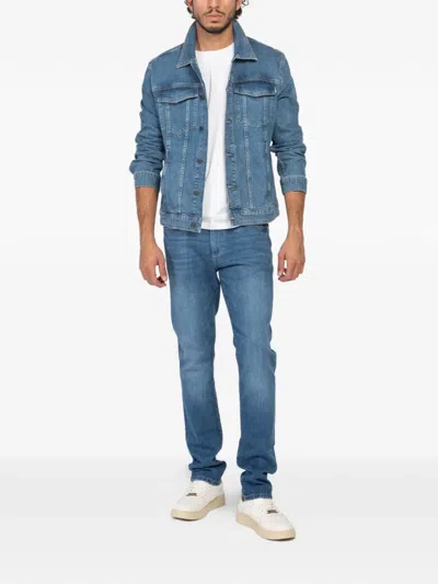 Dl1961 Vaughn Buttoned Denim Jacket In Blue