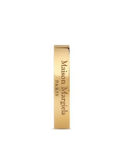 Maison Margiela Logo Reference Silver Ring In Gold