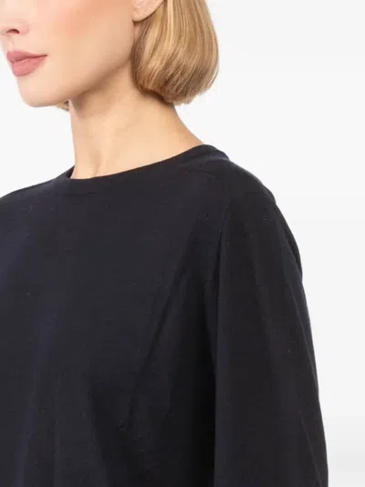 Patrick Assaraf Raglan Top In Blue