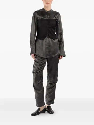 Nells Nelson Buttoned Shirt In Black