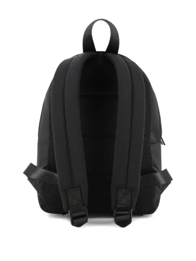 Karl Lagerfeld Appliqué Logo Backpack In Black