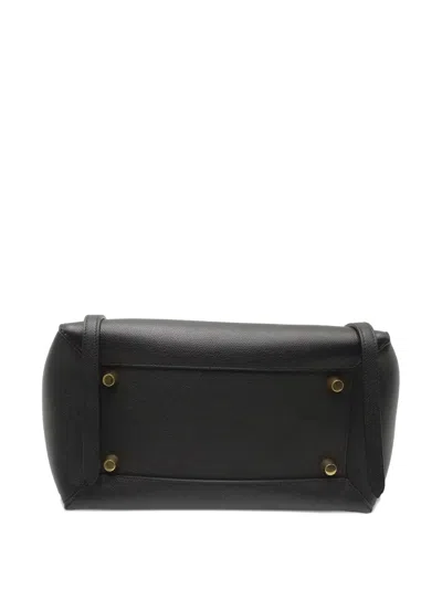 Pre-owned Celine Leather Shoulder Bag In Black