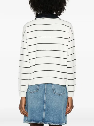 GZTAIGE 条纹POLO领上衣