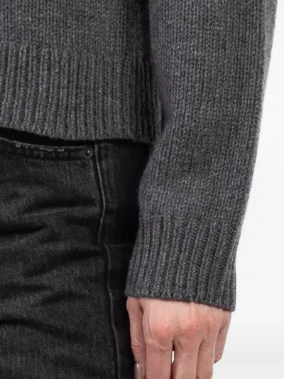 Nili Lotan Laurel Knitted Sweater In Gray