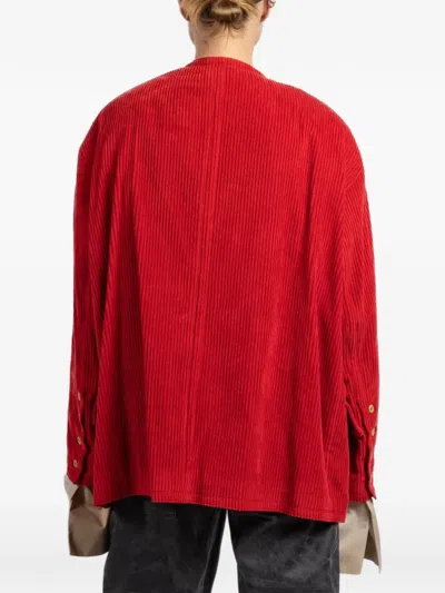 Jejia Corduroy Jacket In Red