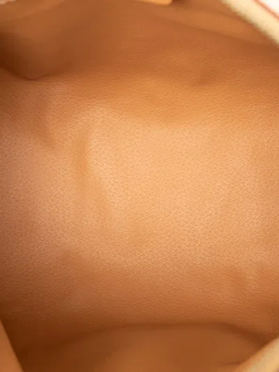 Pre-owned Celine 1994 Macadam Coated Canvas Handbag In Brown