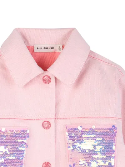 Billieblush Sequin-pocket Jacket In Neutral