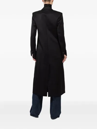 Sa Su Phi Benni Double-breasted Coat In Black
