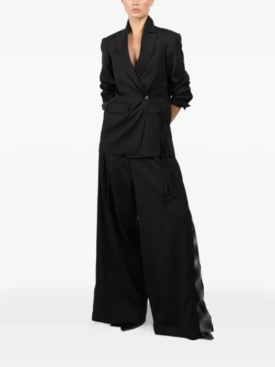 Isabel Benenato Wool Jacket In Black