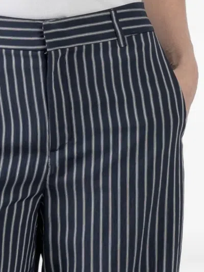 Pharaoh Striped Trousers In Blue