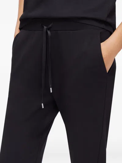 Liu •jo Elasticated Fleece Track Pants In Black
