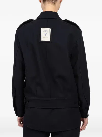 Seafarer Buttoned Jacket In Blue