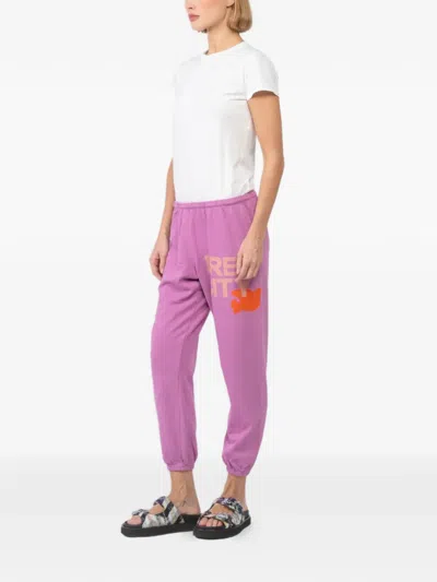 Freecity Large Graphic-print Sweatpants In Pattern
