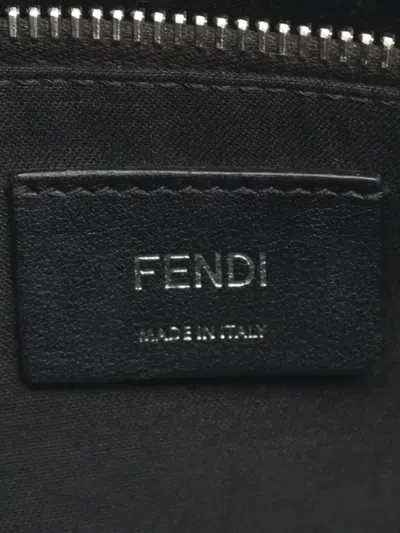 Pre-owned Fendi 2010-2025 Medium Leather By The Way Satchel In Black
