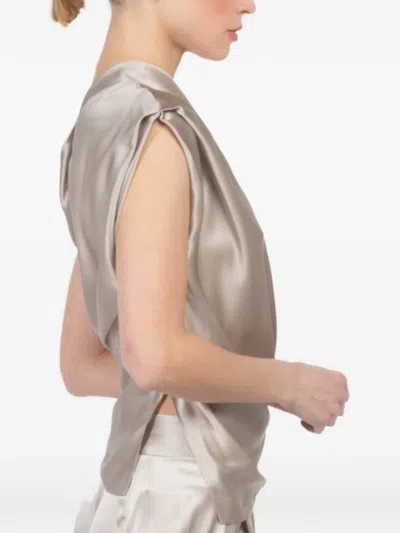 不对称翻领上衣