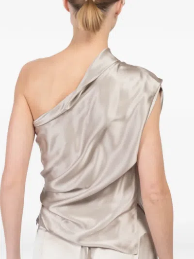 不对称翻领上衣