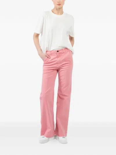 Askk Ny Washed Trousers In Pink