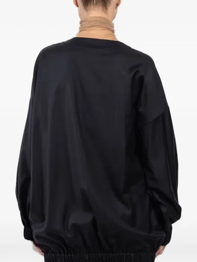 Sa Su Phi V-neck Button Jacket In Blue