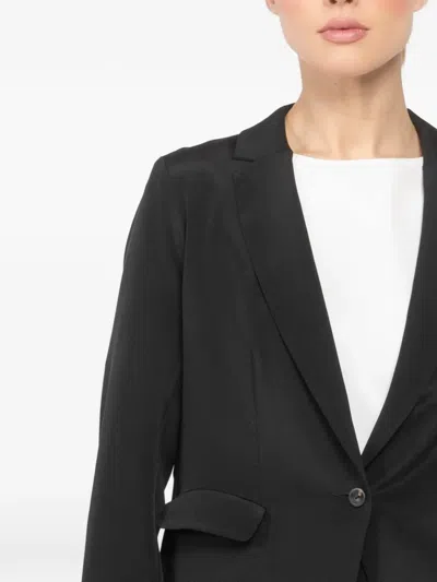 Peter Cohen Ian Single-button Blazer In Black